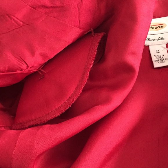 Talbots pure silk blouse jacket - Picture 12 of 13